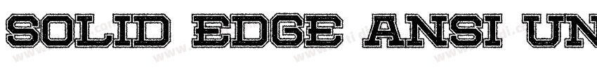Solid Edge ANSI Uni字体转换
